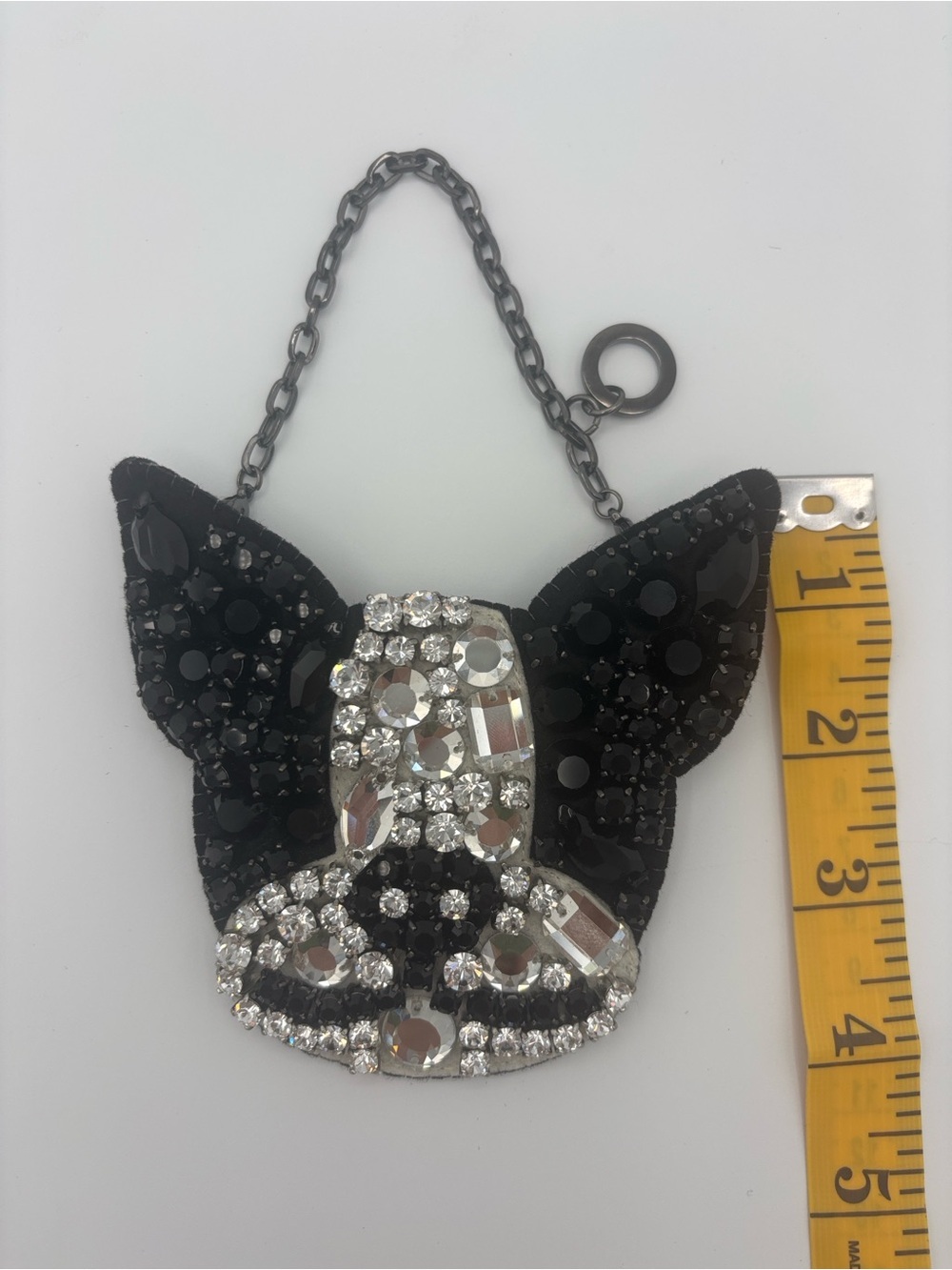 ANTEPRIMA Luminosa French Bulldog Bag Charm or Brooch Pin - EUC - Picture 9 of 10